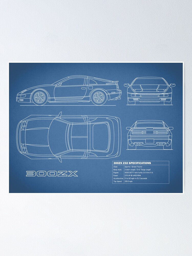 300ZX Z32 Blueprint