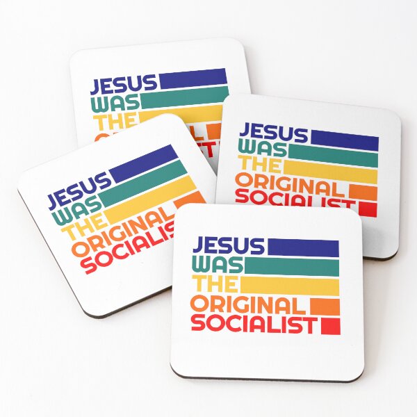 Item preview, Jesus Was The Original Socialist - Leftist Liberal Progressive Politics - Woke Social Justice designed and sold by RockFireMerch.