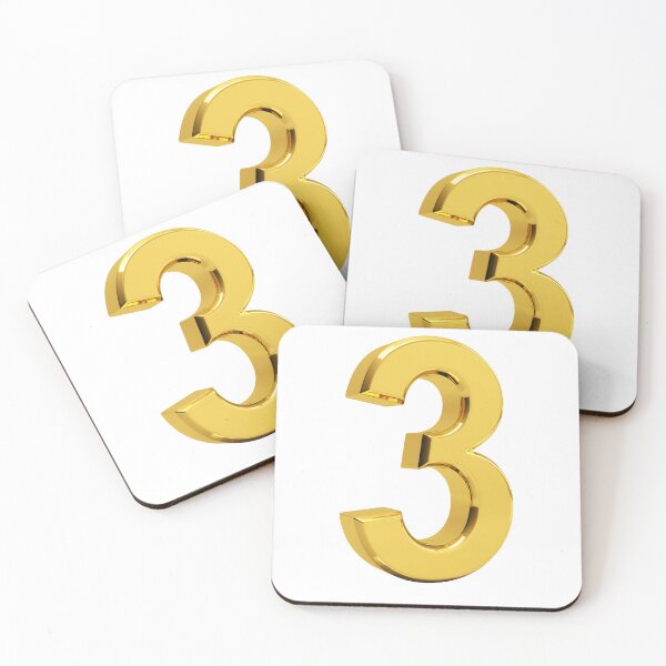 Item preview, Golden number 3 (three) designed and sold by Piotrek0001.