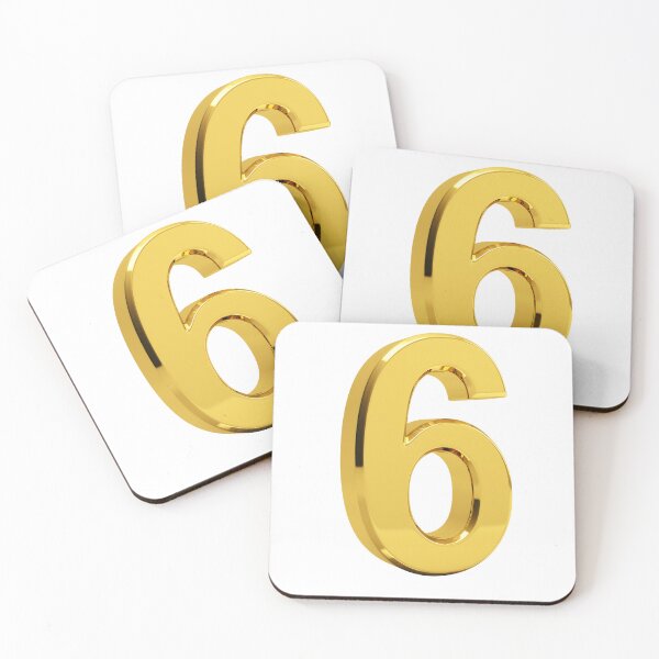 Item preview, Golden number 6 (six) designed and sold by Piotrek0001.
