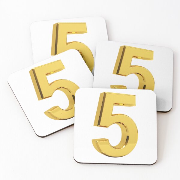Item preview, Golden number 5 (five) designed and sold by Piotrek0001.