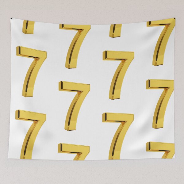 Item preview, Golden number 7 (seven) designed and sold by Piotrek0001.