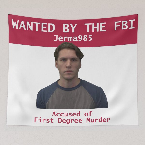 Item preview, Jerma Wanted by the FBI designed and sold by BetterLeo.