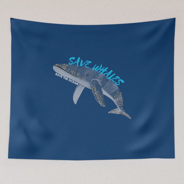 Item preview, save whales, a design campaign to help save whales save ocean designed and sold by Billion-design.