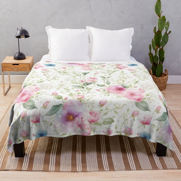 Item preview, pink flower on a light background pattern designed and sold by jkrphoto.