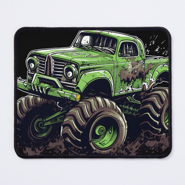 Item preview, Rumbling Thunder: A Monster Truck Roaring Through a Rocky Landscape designed and sold by MonsterMatt87.