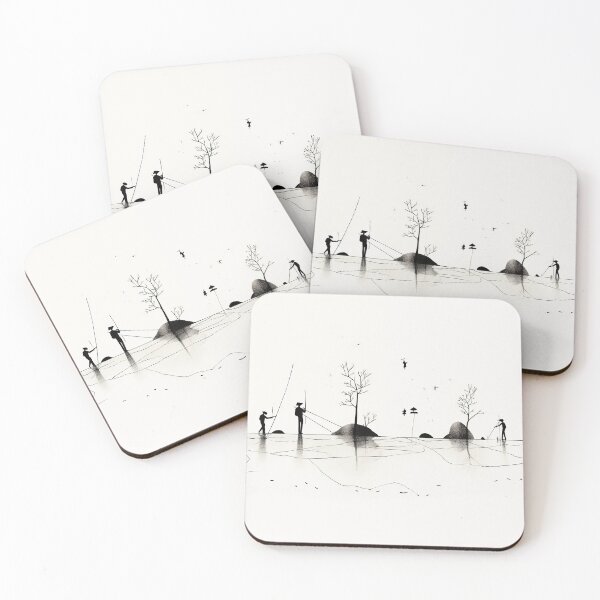 Artikelvorschau, Minimalistisches abstraktes Stickfiguren-Design entworfen und verkauft von Feluceo.