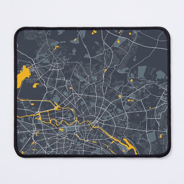 Item preview, Berlin street map art design designed and sold by IvonDesign.