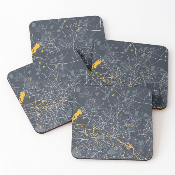 Item preview, Berlin street map art design designed and sold by IvonDesign.