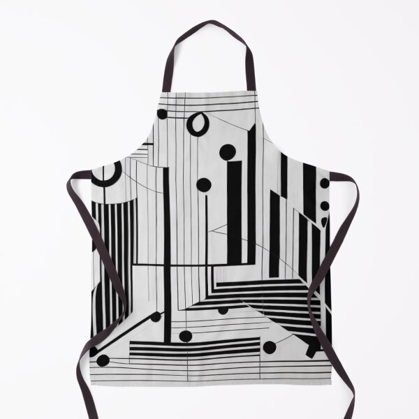 Item preview, Musical Notes Classical Abstract Artwork in Black White  designed and sold by Michael Voyler.