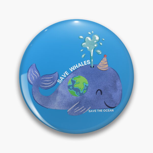 Item preview, save whales, a design campaign to help save whales designed and sold by Billion-design.