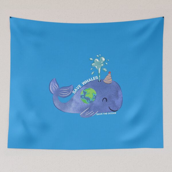 Item preview, save whales, a design campaign to help save whales designed and sold by Billion-design.