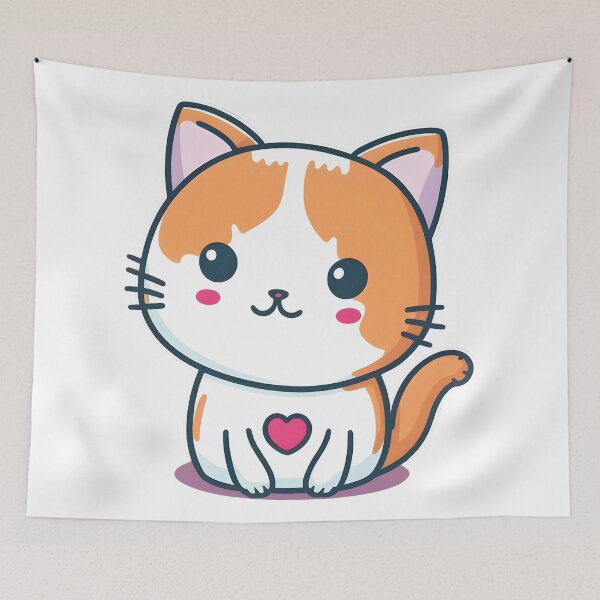 Item preview, Cat Miniheart designed and sold by AmJoJoe.