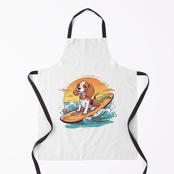 Item preview, Surfer Dog - Beagle designed and sold by HitsTheWaves.