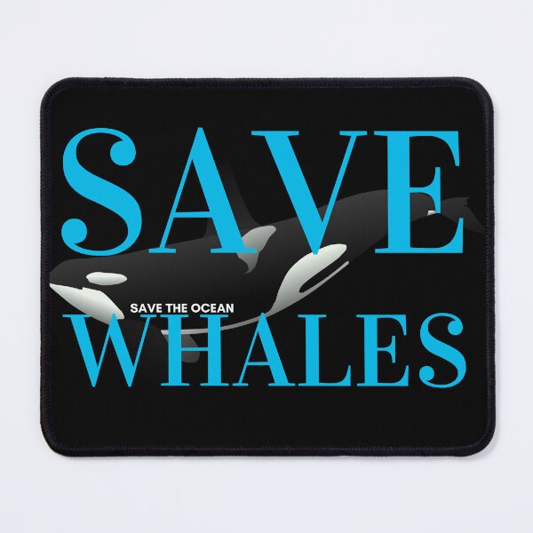 Item preview, save whales, a design campaign to help save whales designed and sold by Billion-design.