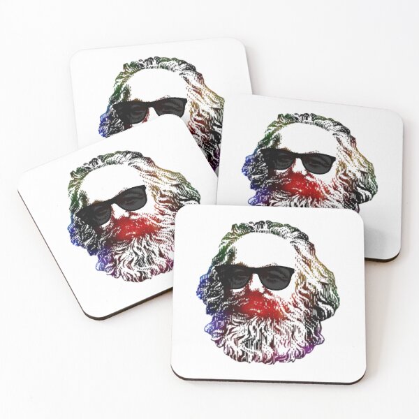 Item preview, Cool Karl Marx Graphic Portrait - Leftist Socialism Art - Cosmic Communism designed and sold by RockFireMerch.