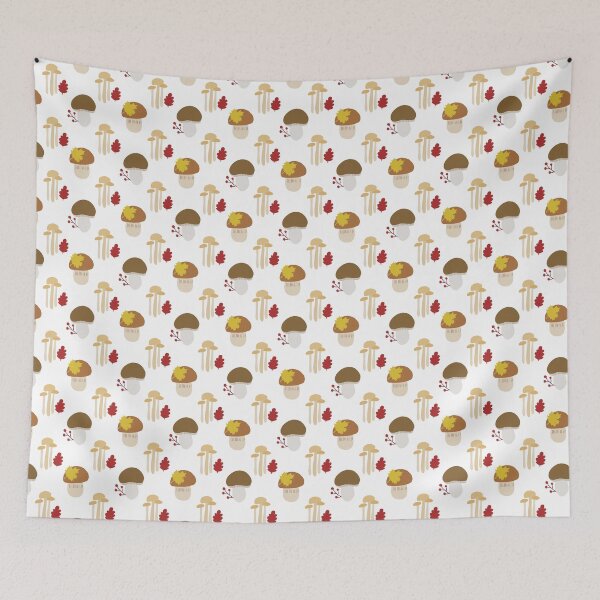 Aperçu de l'œuvre Mushrooms Pattern 4 créée et vendue par SimpleWorksSK.
