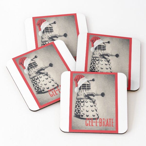 Item preview, Cel-e-brate Christmas with the Daleks! designed and sold by eyeshoot.
