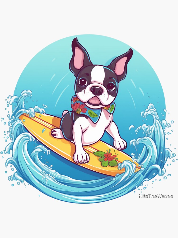 Boatin and Floatin Pup Decal