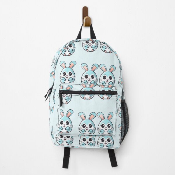 Item preview, Adorable light blue easter egg-bunny character stickerpack designed and sold by EmeraldeaArt.