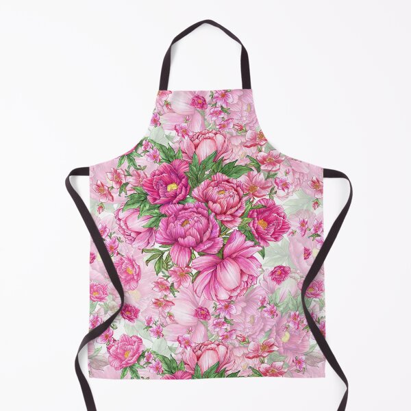 Item preview, Pink Flowers Romantic Pattern - Peonies designed and sold by NPrintsDesign.