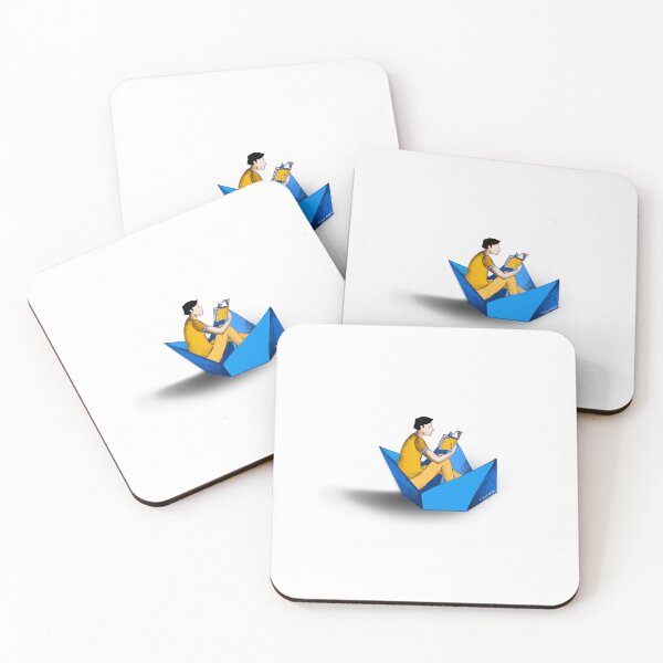 Item preview, boat paper reading books designed and sold by Fabricando- Huellas.