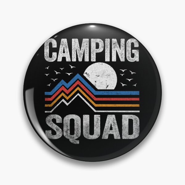 Item preview, Camping Squad Vintage Mountains Camping designed and sold by Africanob.