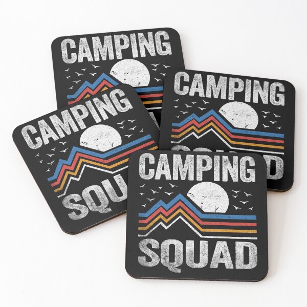 Item preview, Camping Squad Vintage Mountains Camping designed and sold by Africanob.