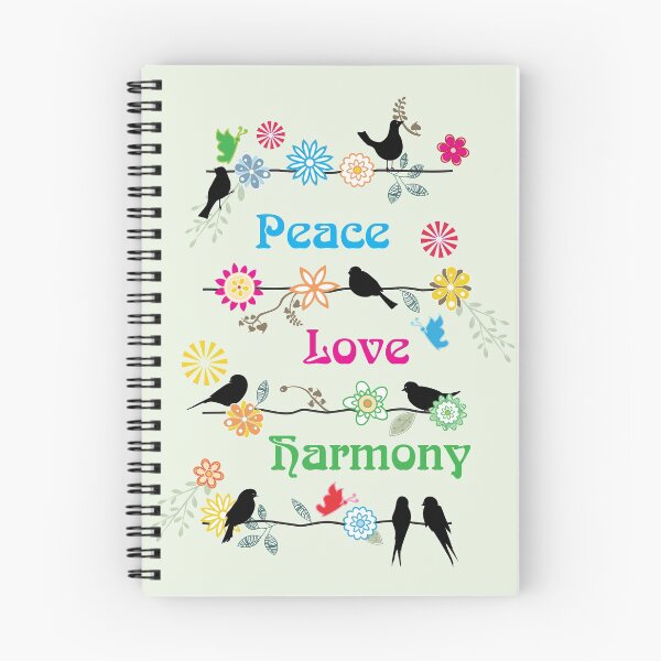 Item preview, Peace Love Harmony Art designed and sold by CarruthCreative.