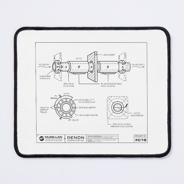 Item preview, McMillan Piping Diagram designed and sold by ArtfulArcher.