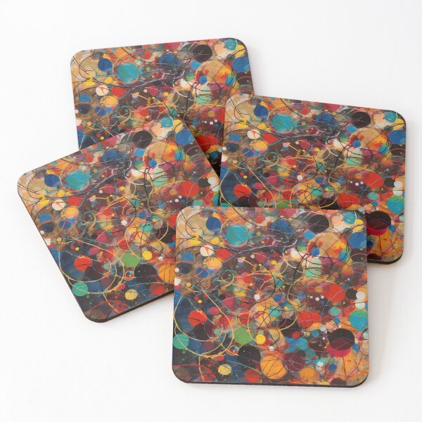Item preview, Squared Circles: A Symphony of Chromatic Chaos designed and sold by landletsy.