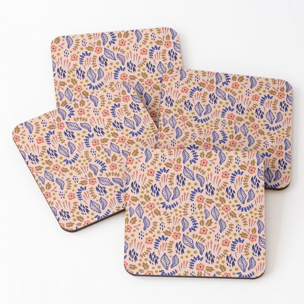 Aperçu de l'œuvre Foliage and Flowers Pattern 3 créée et vendue par SimpleWorksSK.