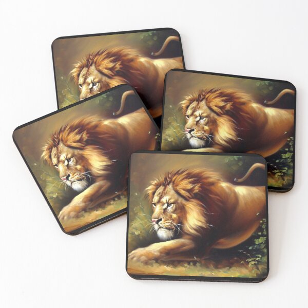 Item preview, Lion (4) Wild Cat  designed and sold by CrankyOldDude.