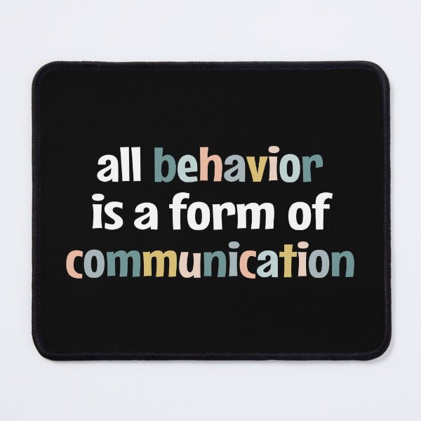 Item preview, All Behavior Is A Form Of Communication, Applied Behavior Analysis, Bcba Gift, Aba Therapy Gift ,Social Worker Mom Gift designed and sold by MOONINSPIRATION.