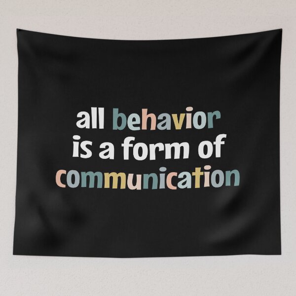 Item preview, All Behavior Is A Form Of Communication, Applied Behavior Analysis, Bcba Gift, Aba Therapy Gift ,Social Worker Mom Gift designed and sold by MOONINSPIRATION.