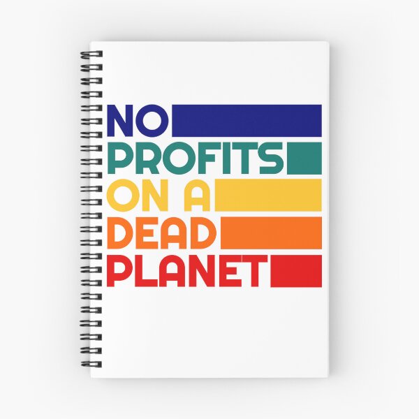 Item preview, Anti Corporate Greed Profit - Leftist Climate Change Activist - No Profits On A Dead Planet designed and sold by RockFireMerch.