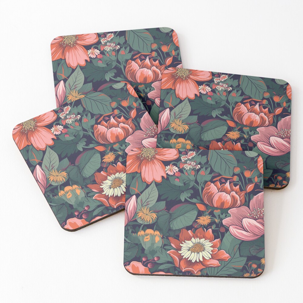 Item preview, Coasters (Set of 4) designed and sold by InkVibe.
