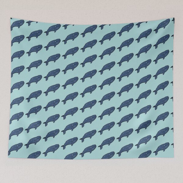 Item preview, Friendly Blue Whale designed and sold by bennettstudio.