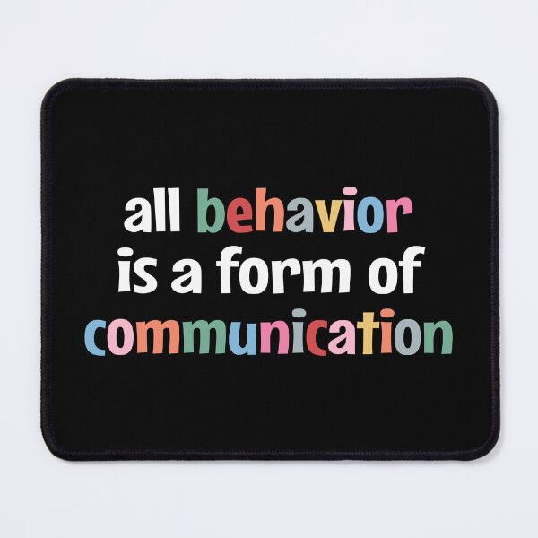 Item preview, All Behavior Is A Form Of Communication, Applied Behavior Analysis, Bcba Gift, Aba Therapy Gift ,Social Worker Mom Gift designed and sold by MOONINSPIRATION.