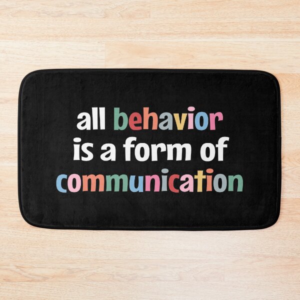 Item preview, All Behavior Is A Form Of Communication, Applied Behavior Analysis, Bcba Gift, Aba Therapy Gift ,Social Worker Mom Gift designed and sold by MOONINSPIRATION.