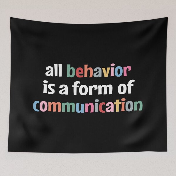 Item preview, All Behavior Is A Form Of Communication, Applied Behavior Analysis, Bcba Gift, Aba Therapy Gift ,Social Worker Mom Gift designed and sold by MOONINSPIRATION.