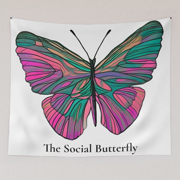 Item preview, The Social Butterfly designed and sold by OzzFrequency.