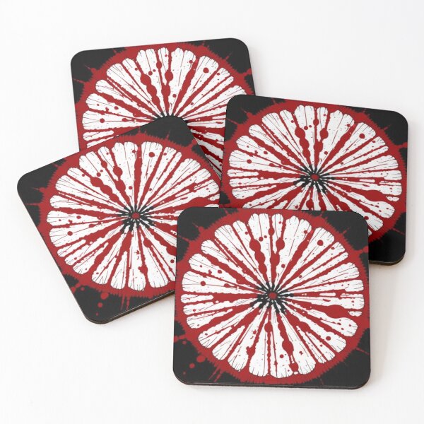 Item preview, Blood Orange Punk Abstract Artwork Red White Black designed and sold by Michael Voyler.