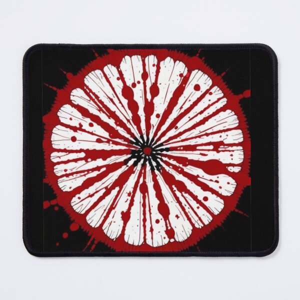 Item preview, Blood Orange Punk Abstract Artwork Red White Black designed and sold by Michael Voyler.