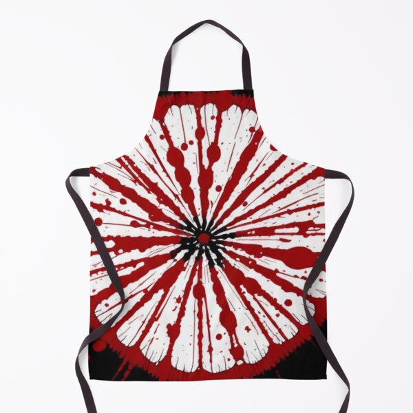 Item preview, Blood Orange Punk Arte abstracto Rojo Blanco Negro designed and sold by Michael Voyler.