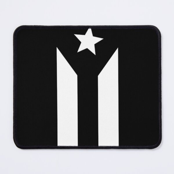 Item preview, Puerto Rican Black Flag designed and sold by Chronically Rebel’s Shop.