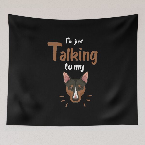 Item preview, I'm just talking to my terrier dogs lover, funny dogs animals lover designed and sold by akirsaid.