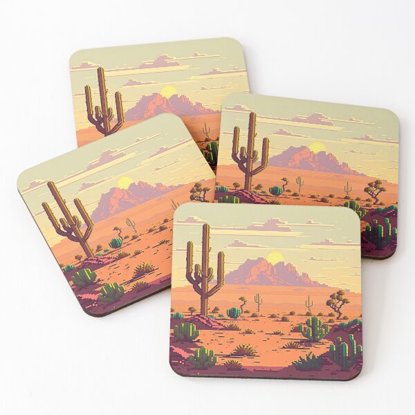 Item preview, Desert Pixel Art designed and sold by AxeWave.