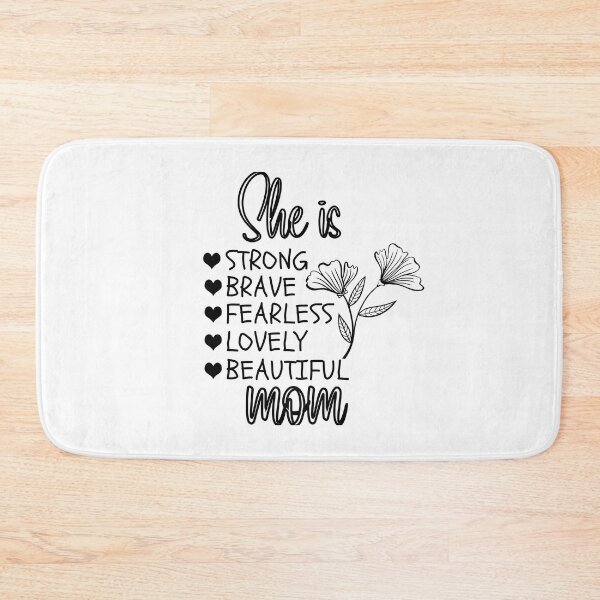 Item preview, Mom she is Strong, Brave, Fearless, Lovely, Beautiful designed and sold by Artista-shop.