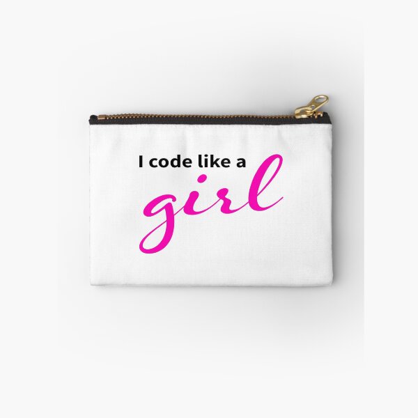 Item preview, I code like a girl designed and sold by KeepOnCoding.